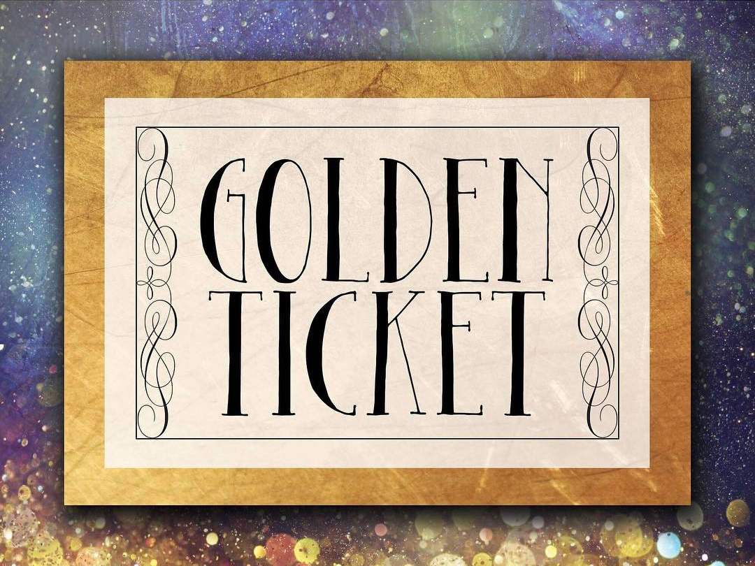 Golden Ticket Box